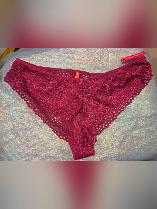 Splendies Other - NWT 4X Lace Bikini Panty in Deep Berry